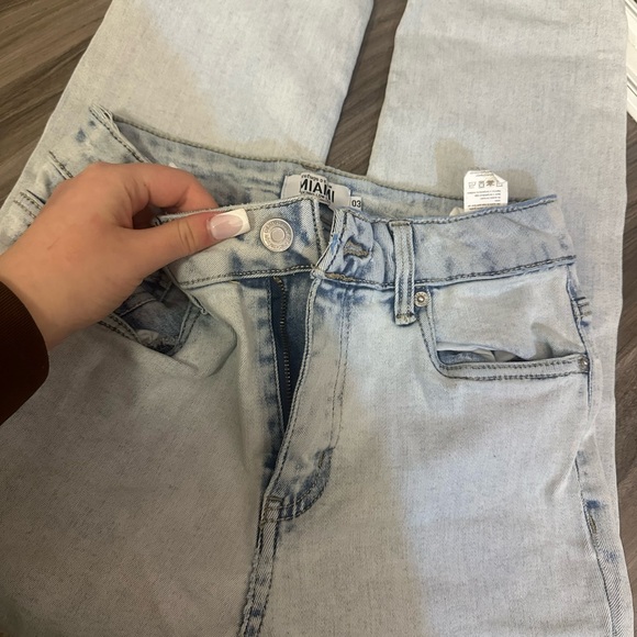 Light Gray Women's Jeans - Picture 2 of 3